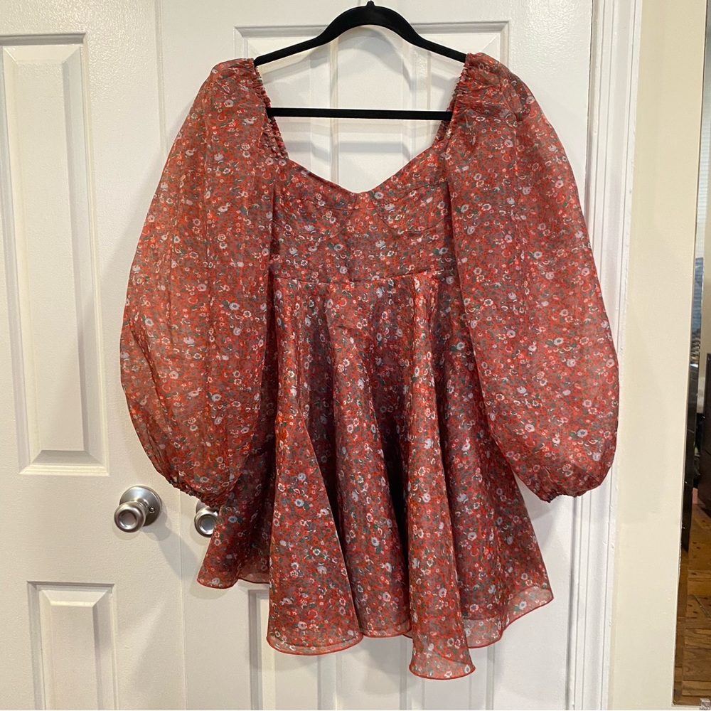 Selkie Crimson Princess Dress - Picture 2 of 5